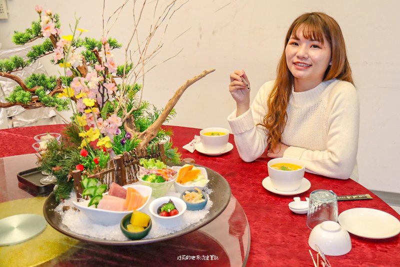 花蓮美食海鮮創作無菜單料理，4000坪落羽松庭園美景超好拍