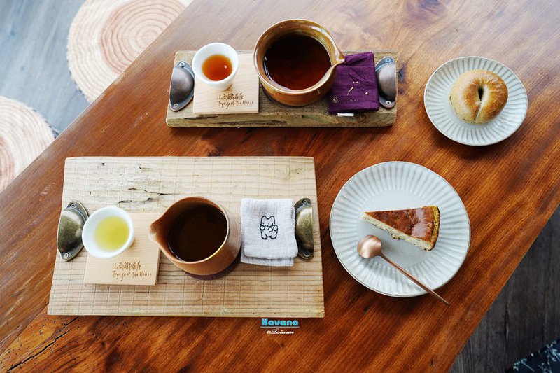 嘉義阿里山「山角鐵茶屋」｜隱藏在茶園間的新潮茶屋，氣氛一流茶飲點心也很棒！