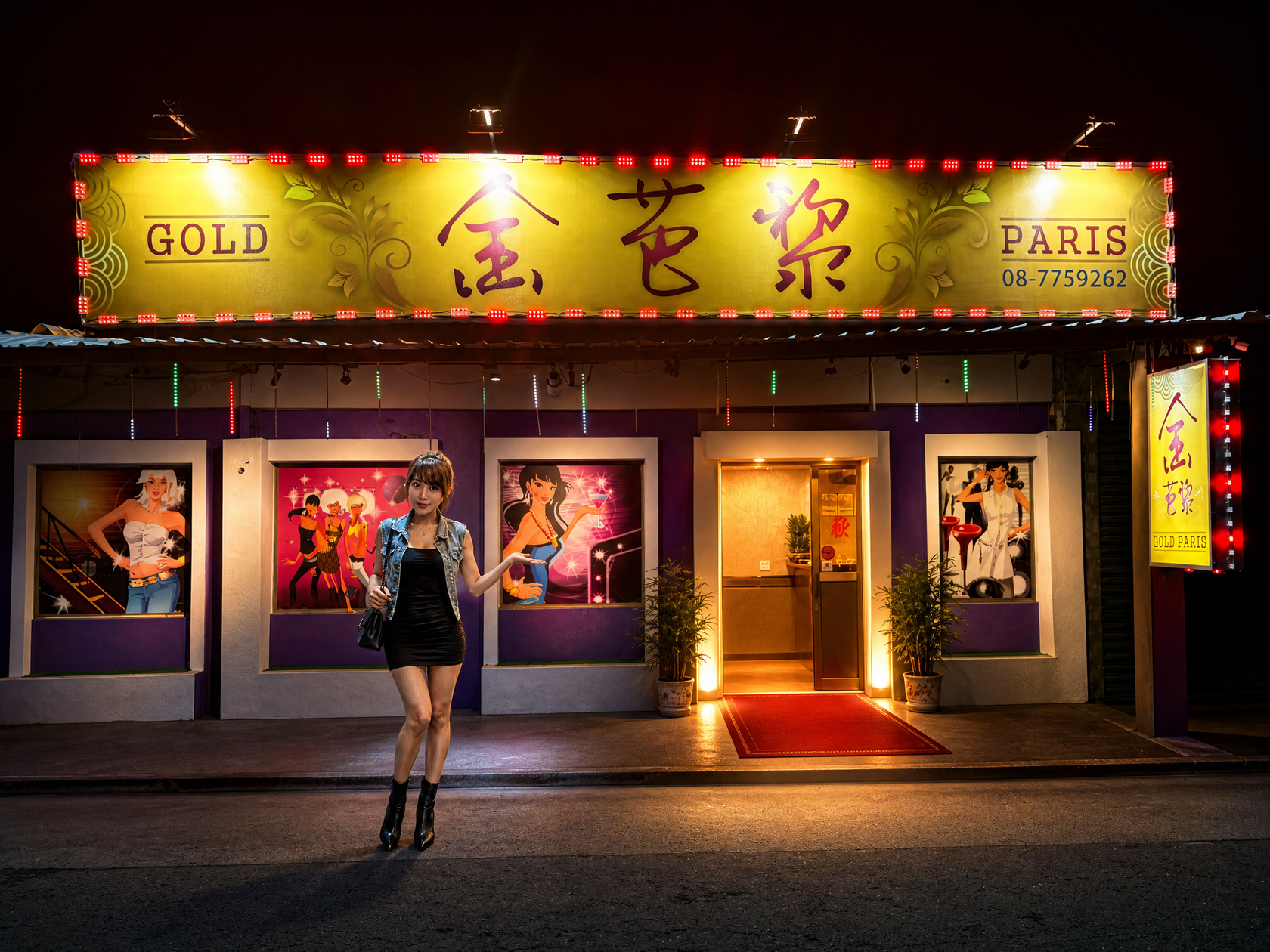 里港九如小吃部金芭黎店面
