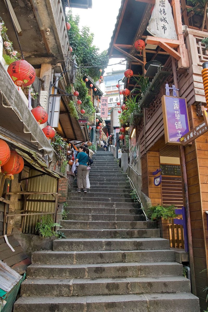 九份老街巷弄景觀